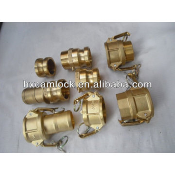 Brass camlock male threaded coupling with customizing